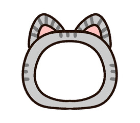 かわいい猫型フレーム