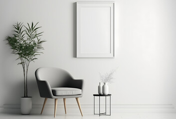 white chair in a room