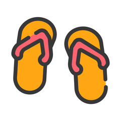 sandals line icon