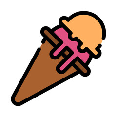 icecream line icon