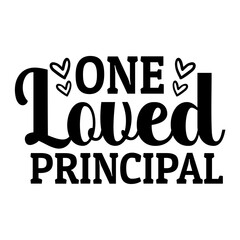 One Loved Principal svg