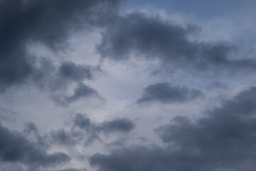 Shapes and faces in a cloudscape