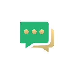 Comment icon. Chat icon symbol vector illustration