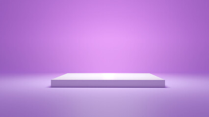 3d render of a shelf, Product base podium.