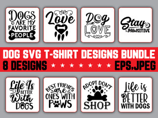 Fototapeta premium Dog t-shirt design, Dog svg t-shirt design bundle,Dog svg, 