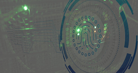Composite of icon and data processing over computer servers