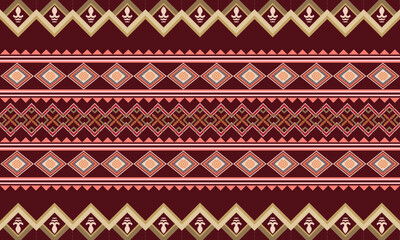 Abstract ethnic geometric flower pattern design pattern for background,fabric,wrapping,clothing,carpet,wallpaper,clothing,wrapping,batik,fabric