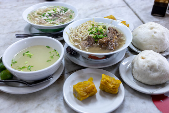 Popular Traditional Filipino noodle soup Mami Noodle
