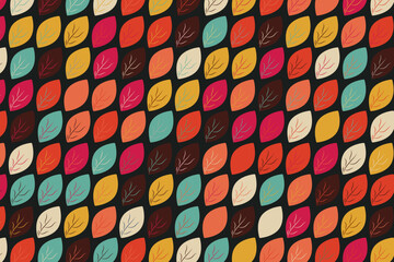 Pattern with geometric elements in retro vintage tones.abstract gradient background