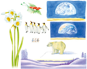 1月イメージカットイラスト