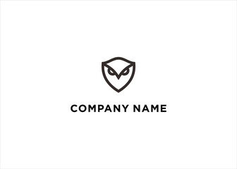 owl security logo design inspirations