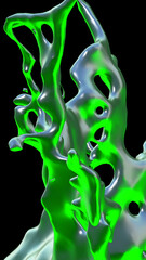Abstrack Background 3D Rendered