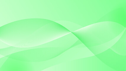 A green abstract minimal gradient wavy background.