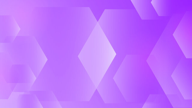 Digital hexagon pixel mosaic, soft purple background.