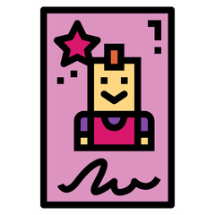 signature filled outline icon style