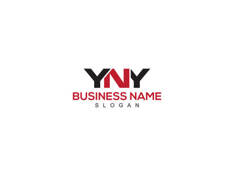 YNY, Initial Letter yny Logo Icon Design