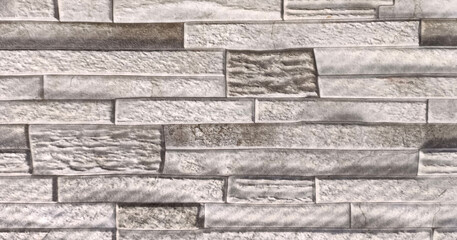 Stone wall texture background for interior exterior decoration and industrial construction concept...
