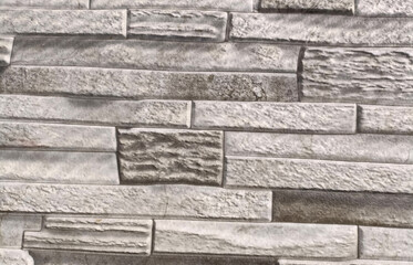 Stone wall texture background for interior exterior decoration and industrial construction concept...