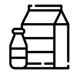 milk line icon