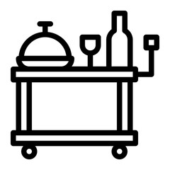 room service line icon