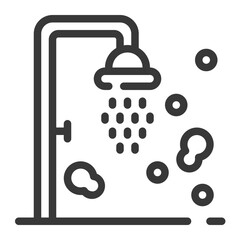 shower line icon