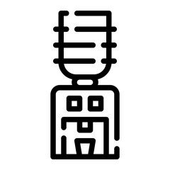 Water Machine line icon