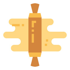 roller flat icon style