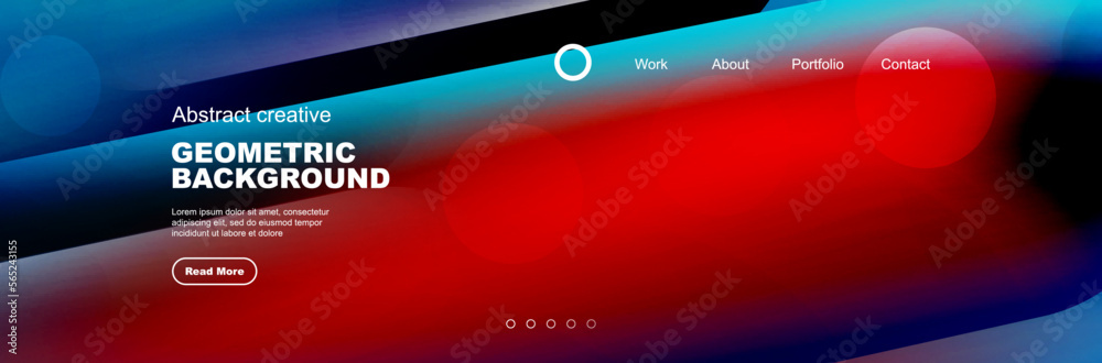 Wall mural abstract background for your landing page design. web page for website or mobile app wallpaper