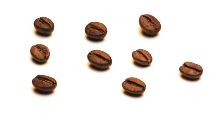 COFFEE BEAN, on white background