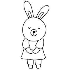 Cute Easter Egg, Bunny Easter Hunt Egg, Easter Elements