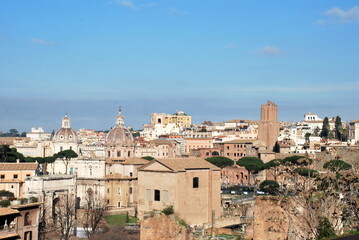 Fototapeta na wymiar view of the city Rome - Italy