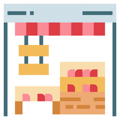 store flat icon style