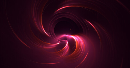 3D rendering abstract colorful fractal light background