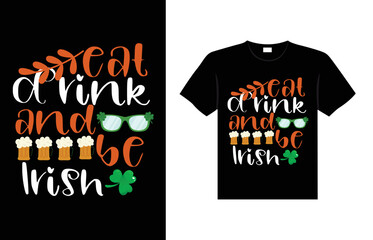 st. patrick's day typography colorful Irish quote vector Lettering t shirt design