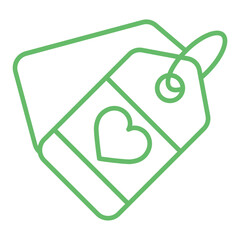 Price Tag Multicolor Line Icon