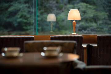 ホテルのラウンジ