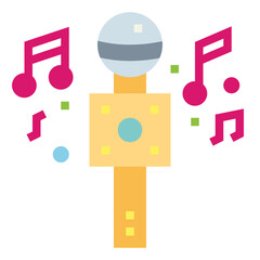 microphone flat icon style