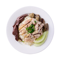 Thai food (Khao Man Kai), Hainanese chicken rice 