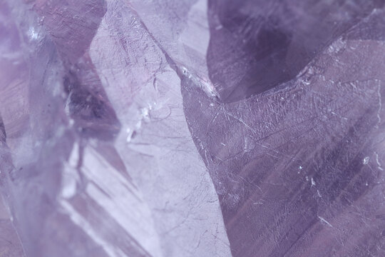 Background image of closeup Amethyst crystal surface.