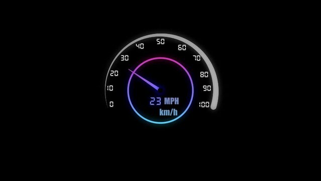 speedometer 4k. Technology speedometer Performance Racing Car and bike Dashboard.
