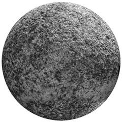 Sphère de Pierre, fond blanc 