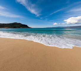 La plage de Portigliolo, Propriano en Corse