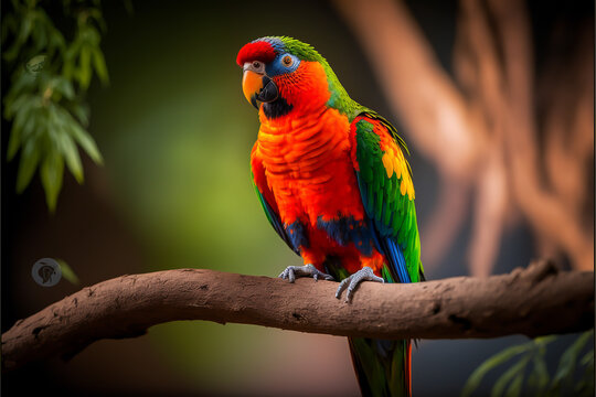 Imaginative Parrot Bird - Generative AI illustrations