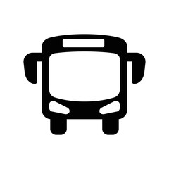 Bus icon vector on trendy design