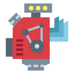 engine flat icon style