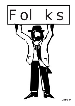businessman holding a sign