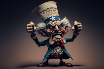 Imagination Political & Judicial Caricature - Generative AI illustrations