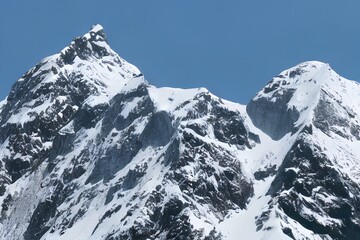 Majestic Summit A Stunning View of Mount Everest