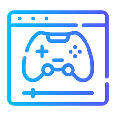 gamer gradient icon