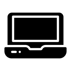 laptop glyph icon